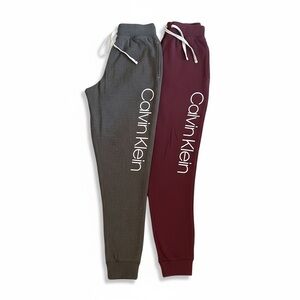 Calvin Klein Joggers Small Sleepwear Sweatpants Stretch Drawstring Pants Logo S